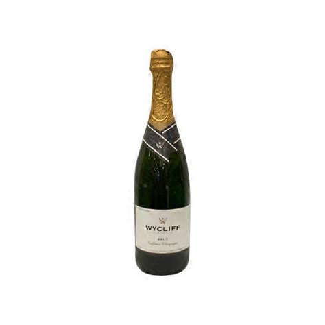OFF Sample Image Only. Wycliff 'Brut' Champagne. $6.67 $5.89. 4.8 out of 5 (5 customer reviews) "Wycliff Brut is a blend of premium California grapes with a touch of sweetness and a crisp, clean finish. It was crisp and finished on the upswing, without the leaden malty taste that some champagnes have." ~ Winemakers Notes. 